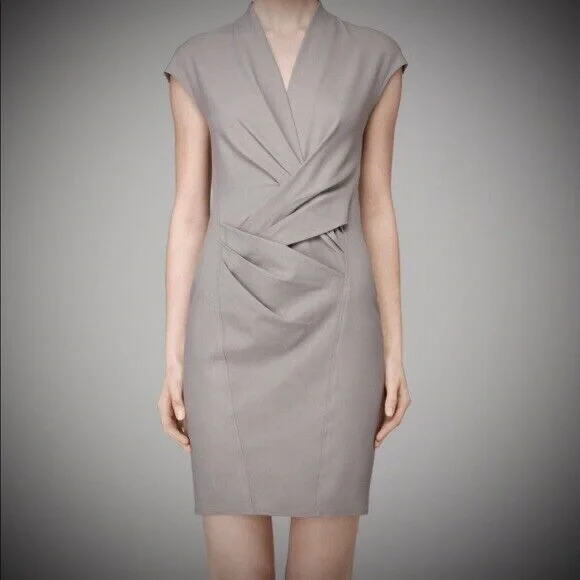 slim fit dress slacks Helmut Lang Women's Sequin Disco Mini Dress - Silver
